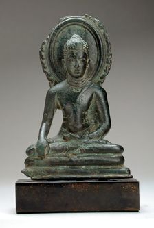 Buddha Shakyamuni or the Jina Buddha Akshobhya, 9th century. Creator: Unknown