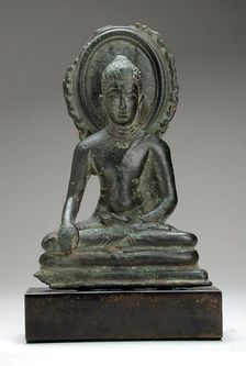 Buddha Shakyamuni or the Jina Buddha Akshobhya, 9th century. Creator: Unknown