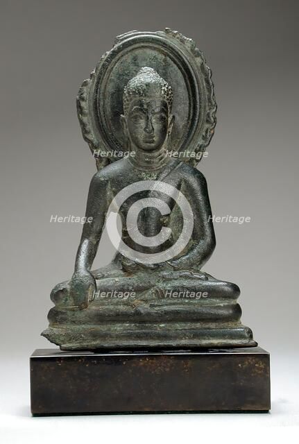 Buddha Shakyamuni or the Jina Buddha Akshobhya, 9th century. Creator: Unknown.