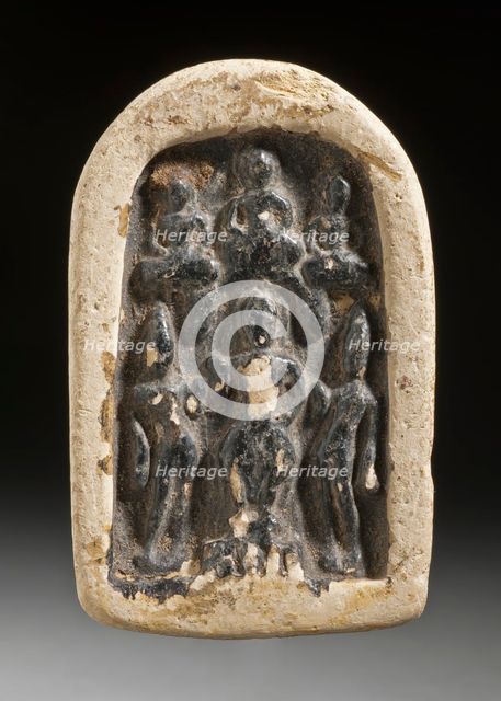 Buddha Shakyamuni with Attendants, 7th century. Creator: Unknown.