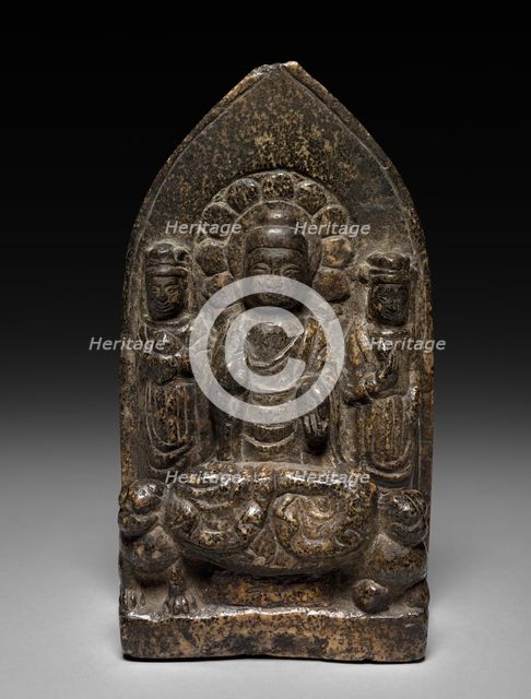 Buddha Triad, 568. Creator: Unknown.