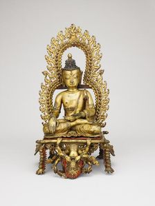 Buddha Triumphing over Mara (Maravijaya), 16th century. Creator: Unknown