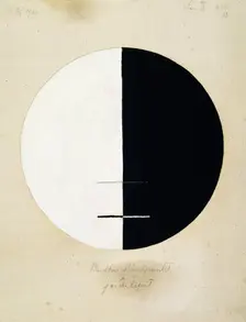 Buddha's Standpoint in the Earthly Life, No. 3a, 1920. Creator: Hilma af Klint (1862-1944)