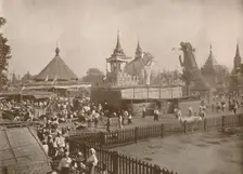 Buddhist Cremation Scene. - A Phoongyi-byan 1900. Creator: Unknown