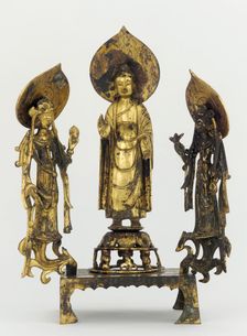 Buddhist altarpiece, Sui dynasty, 597. Creator: Unknown