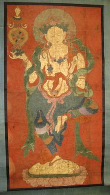 Buddhist Attendant, Possibly a Dakini , late 18th century. Creator: Unknown