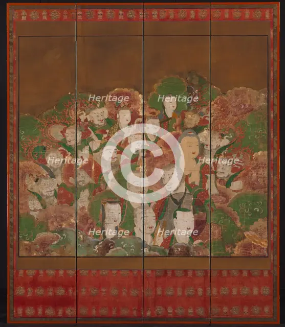 Buddhist Deities, 1700s-1800s. Creator: Unknown.