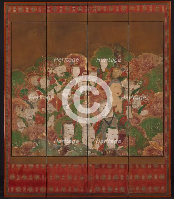 Buddhist Deities, 1700s-1800s. Creator: Unknown.