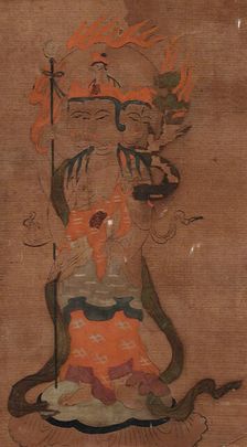Buddhist Deity Bonten, 19th century. Creator: Unknown