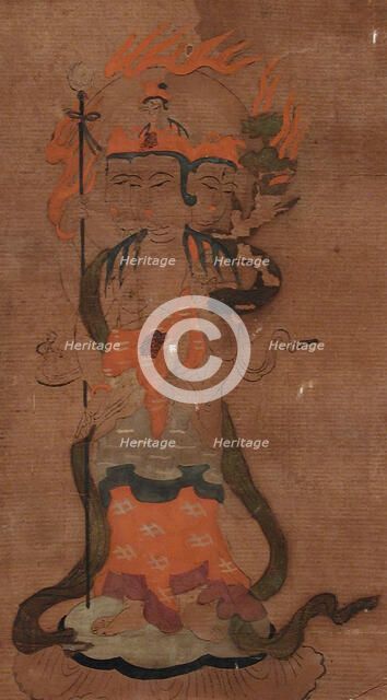 Buddhist Deity Bonten, 19th century. Creator: Unknown.