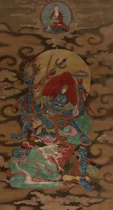 Buddhist deity, between 1644 and 1911. Creator: Unknown