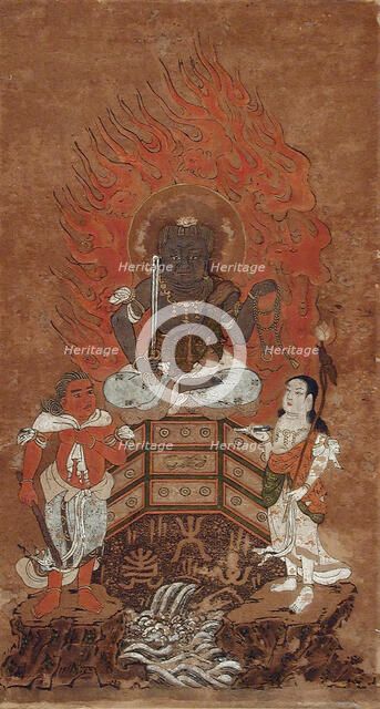 Buddhist Deity Fudo, 19th century. Creator: Unknown.