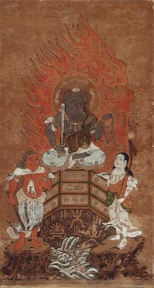 Buddhist Deity Fudo, 19th century. Creator: Unknown