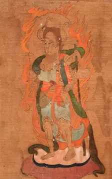 Buddhist Deity Katen, 19th century. Creator: Unknown