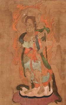 Buddhist Deity Katen, 19th century. Creator: Unknown