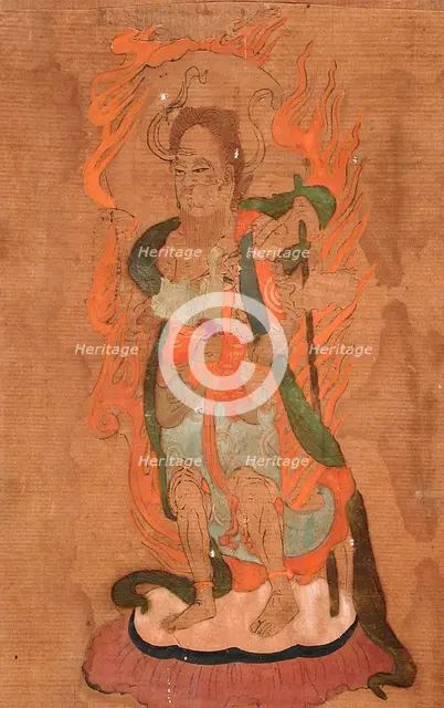 Buddhist Deity Katen, 19th century. Creator: Unknown.