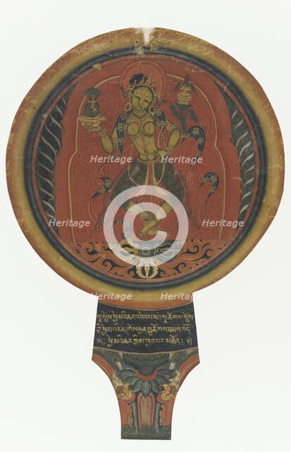 Buddhist incense offering goddesses (possibly Dhupa), 1450-1500. Creator: Unknown.