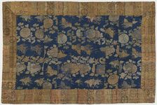 Buddhist monk's mantle, modified for use as wall hanging, Edo period, 18th century. Creator: Unknown