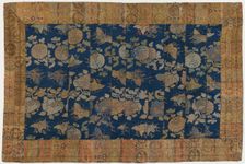 Buddhist monk's mantle, modified for use as wall hanging, Edo period, 18th century. Creator: Unknown
