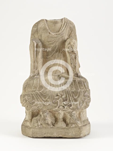 Buddhist sculpture, Northern Zhou dynasty, 557-581. Creator: Unknown.