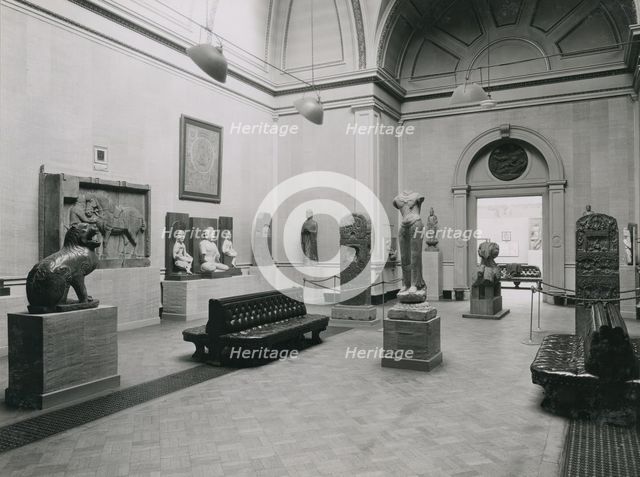 Buddhist Sculpture in The Lecture Room, (Royal Academy of Arts, International  Exhibition..., 1935. Creator: Unknown.