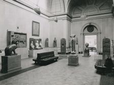 Buddhist Sculpture in The Lecture Room, (Royal Academy of Arts, International Exhibition..., 1935. Creator: Unknown