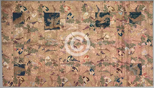 Buddhist Priest Robe and Sash, 1800s. Creator: Unknown.
