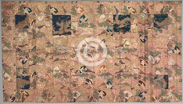 Buddhist Priest Robe and Sash, 1800s. Creator: Unknown.