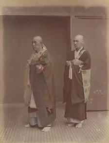 Buddhist Priests, 1870s-1890s. Creator: Kusakabe Kimbei
