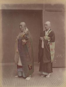 Buddhist Priests, 1870s-1890s. Creator: Kusakabe Kimbei