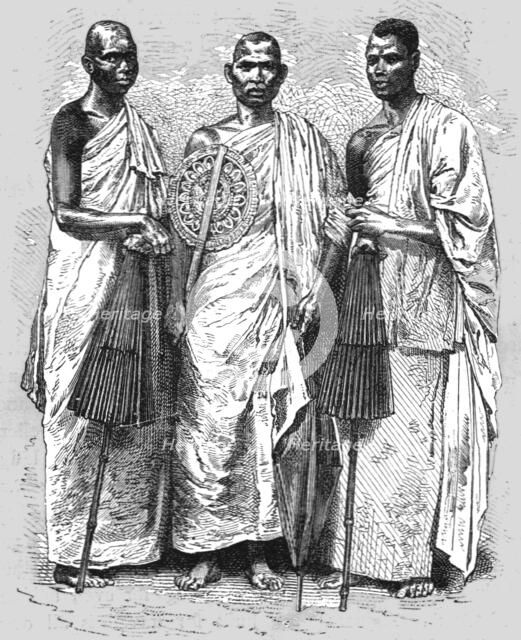 'Buddhist Priests; Four Months in Ceylon', 1875. Creator: Unknown.