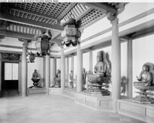 Buddhist Room, Museum of Fine Arts, Boston, Mass., between 1909 and 1920. Creator: Unknown