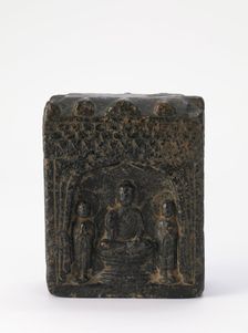 Buddhist tablet, Period of Division, 535-557. Creator: Unknown