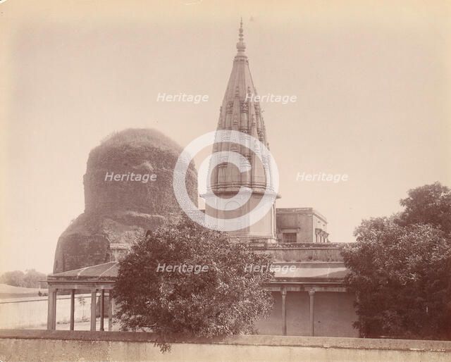 Buddhist Temple, Agra, 1860s-70s. Creator: Unknown.