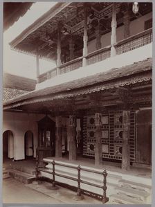 Buddhist Temple in Kandy, Ceylon, c. 1880s. Creator: Skeen & Co. (British, active 1860-1920)
