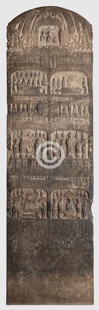 Buddhist Votive Stele, Western Wei dynasty (A.D. 535-557), dated A.D. 551. Creator: Unknown.