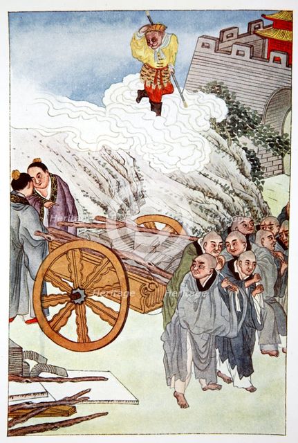 'Buddhists as Slaves in Slow-Carts Country', 1922.  Creator: Unknown.