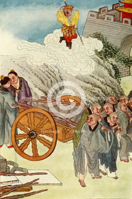 'Buddhists as Slaves in Slow-Carts Country', 1922. Creator: Unknown.