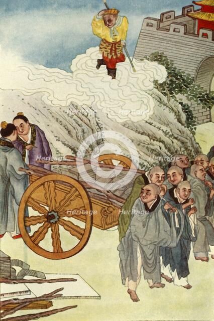 'Buddhists as Slaves in Slow-Carts Country', 1922. Creator: Unknown.