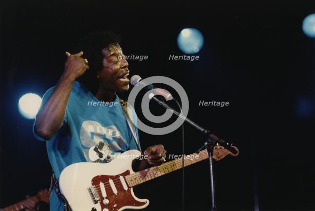 Buddy Guy, Cambridge Folk Festival, 1992. Creator: Brian Foskett.