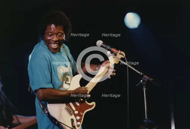 Buddy Guy, Cambridge Folk Festival, 1992. Creator: Brian Foskett.