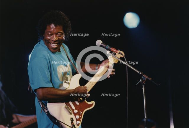 Buddy Guy, Cambridge Folk Festival, 1992. Creator: Brian Foskett.