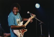 Buddy Guy, Cambridge Folk Festival, 1992. Creator: Brian Foskett