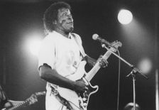 Buddy Guy, Cambridge Folk Festival, 1994. Creator: Brian Foskett