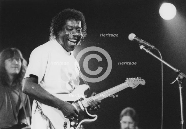 Buddy Guy, Cambridge Folk Festival, 1994. Creator: Brian Foskett.