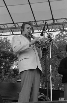 Buddy DeFranco, Capital Jazz Festival, Knebworth, July 1981. Creator: Brian O'Connor