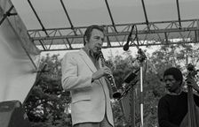Buddy DeFranco, Capital Jazz Festival, Knebworth, July 1981. Creator: Brian O'Connor