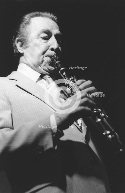 Buddy Defranco, Bulls Head, Barnes, London, 1995. Creator: Brian Foskett.