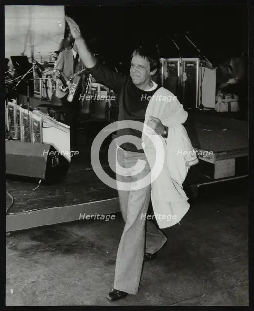 Buddy Rich at the Newport Jazz Festival, Ayresome Park, Middlesbrough, 1978. Creator: Denis Williams.