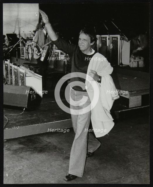 Buddy Rich at the Newport Jazz Festival, Ayresome Park, Middlesbrough, 1978. Creator: Denis Williams.